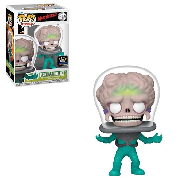 Funko Pop! Mars Attacks - Martian Soldier #1877 - Picture 1 of 3